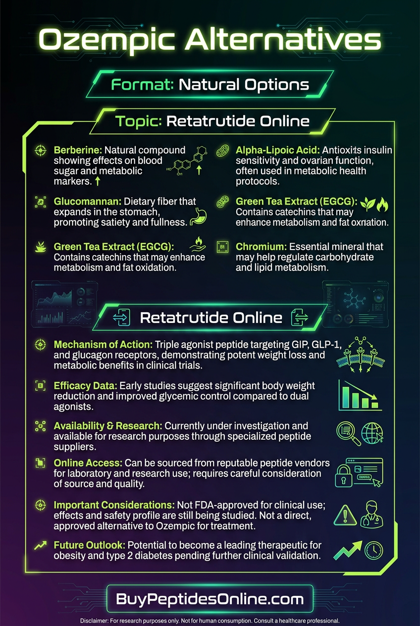 Ozempic Alternatives — Natural Options | Retatrutide Online