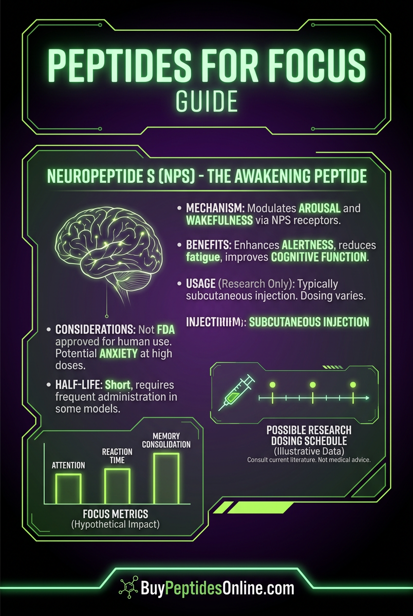 Peptides for Focus — Guide | Neuropeptide S