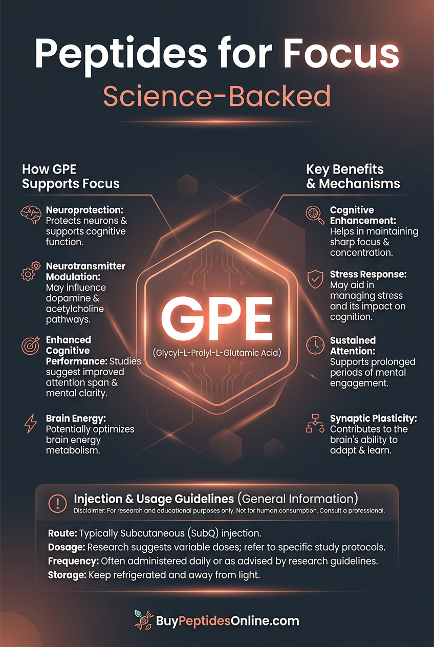 Peptides for Focus — Science-Backed | GPE