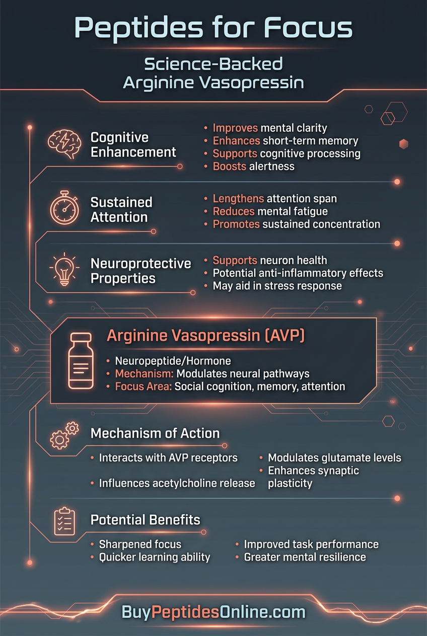 Peptides for Focus — Science-Backed | Arginine Vasopressin