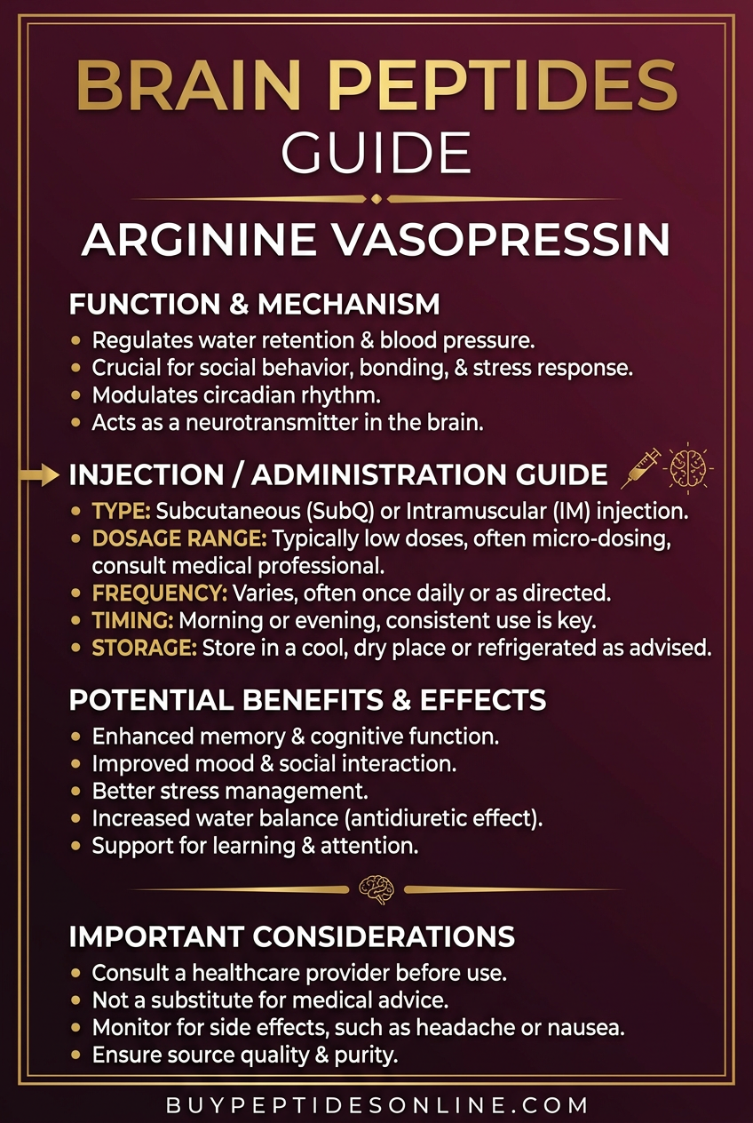 Brain Peptides — Guide | Arginine Vasopressin