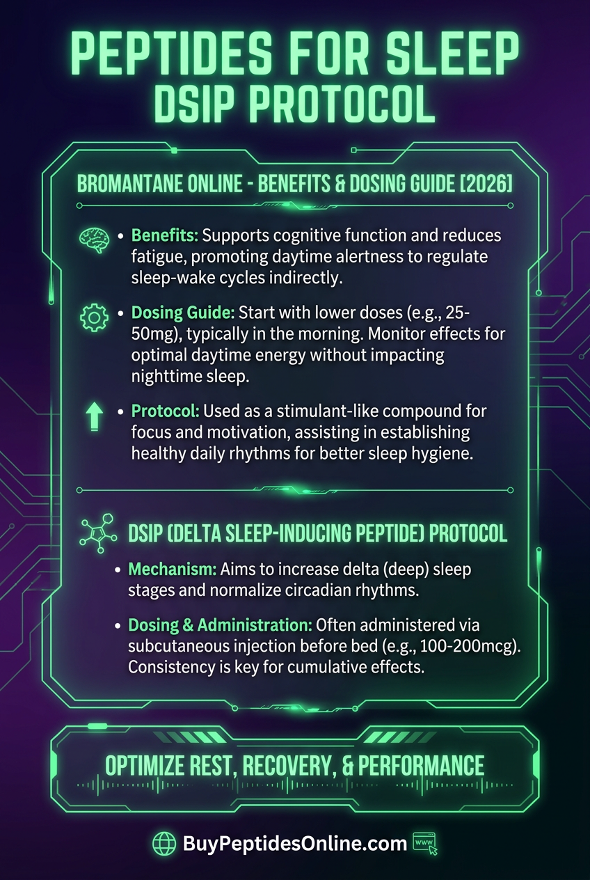 Peptides for Sleep — DSIP Protocol | Bromantane Online - Benef