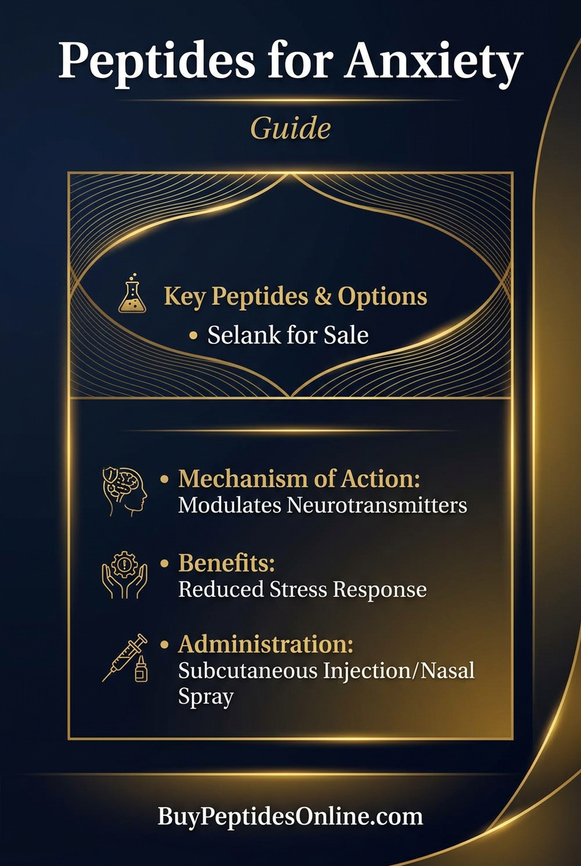 Peptides for Anxiety — Guide | Selank for Sale