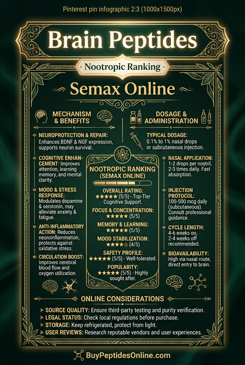 Brain Peptides — Nootropic Ranking | Semax Online