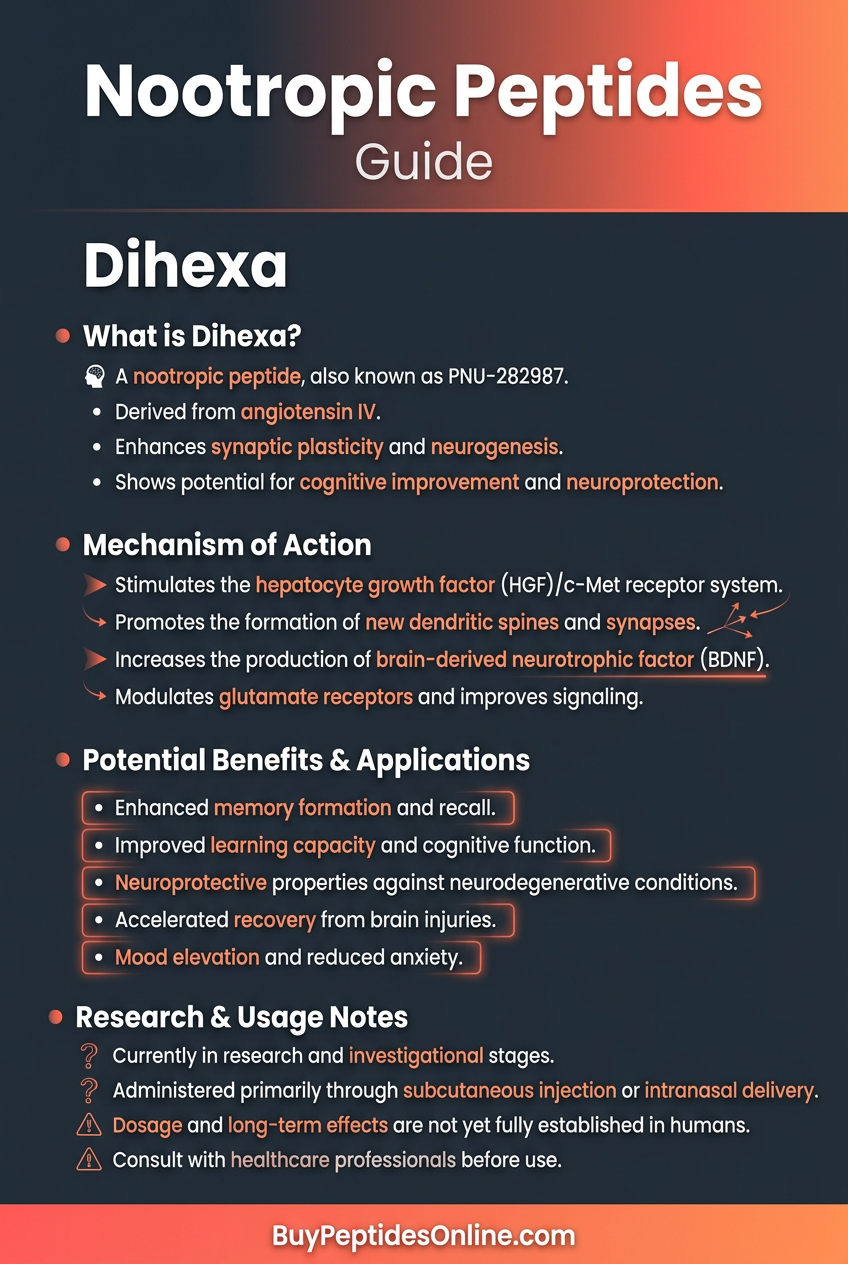 Nootropic Peptides — Guide | Dihexa