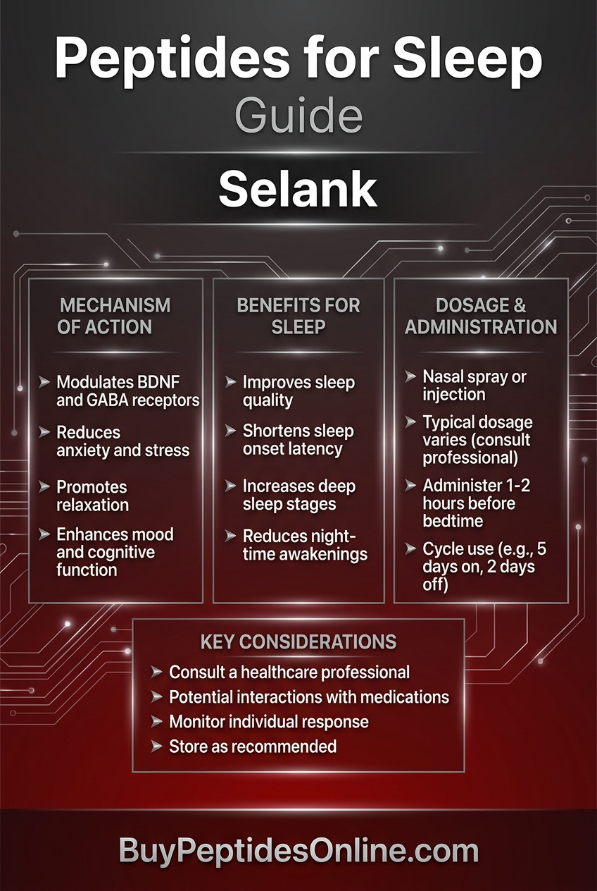 Peptides for Sleep — Guide | Selank