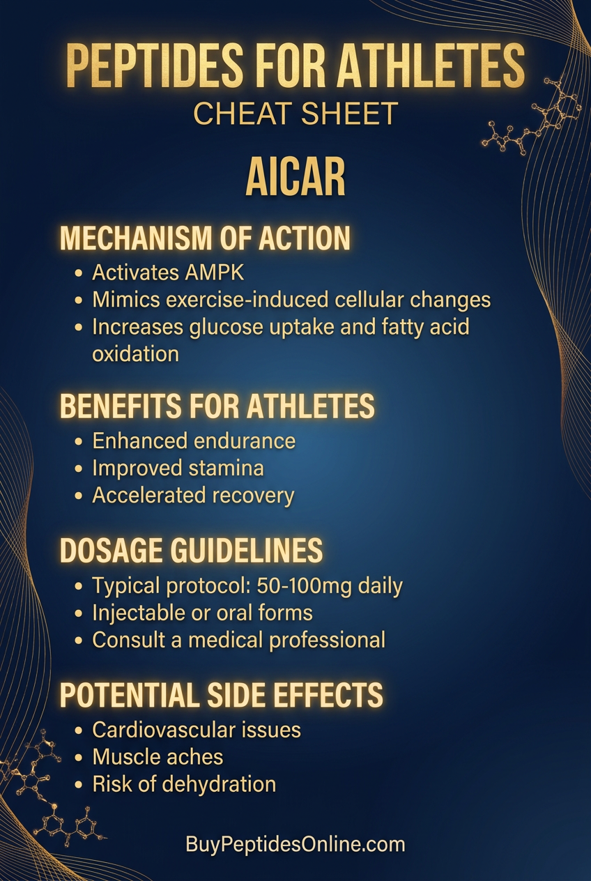Peptides for Athletes — Cheat Sheet | AICAR
