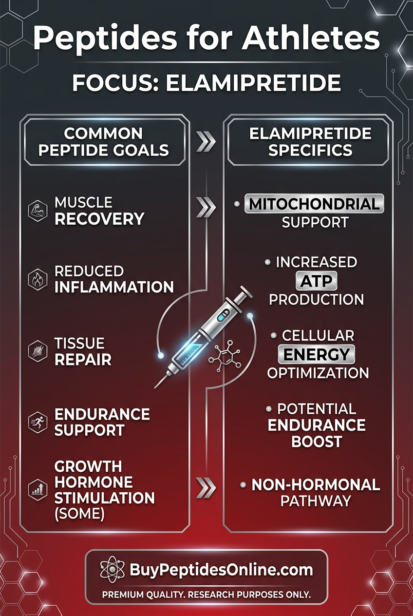 Peptides for Athletes — Comparison | Elamipretide