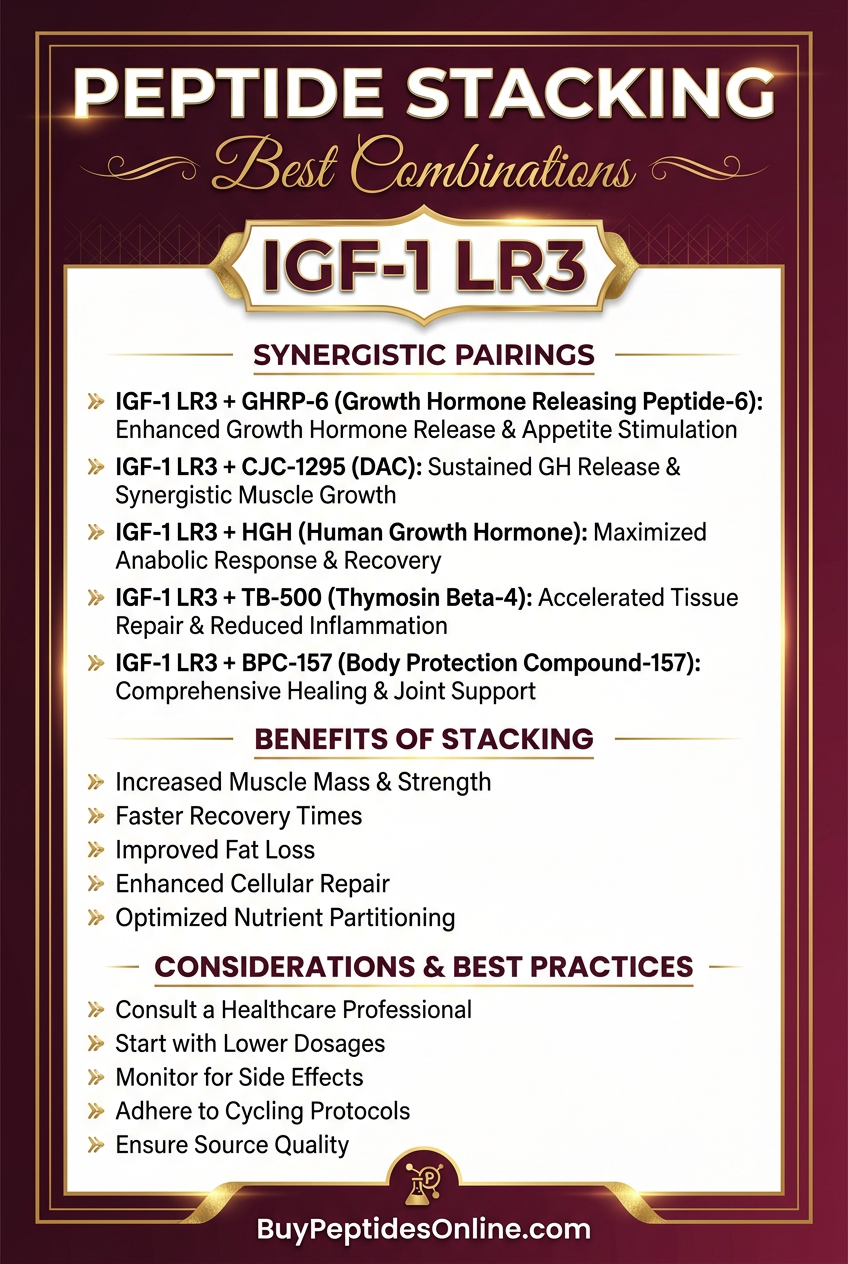 Peptide Stacking — Best Combinations | IGF-1 LR3