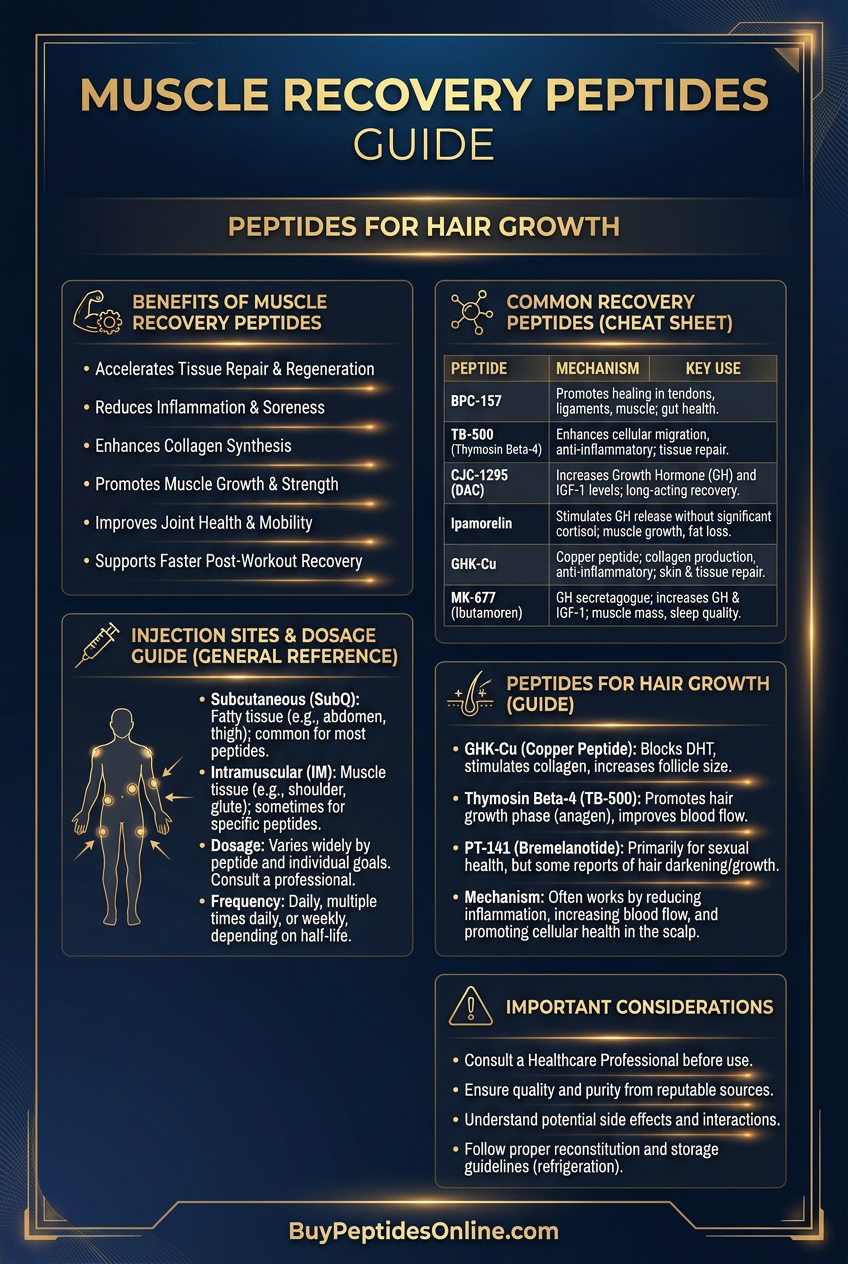 Muscle Recovery Peptides — Guide | Peptides for Hair Growth