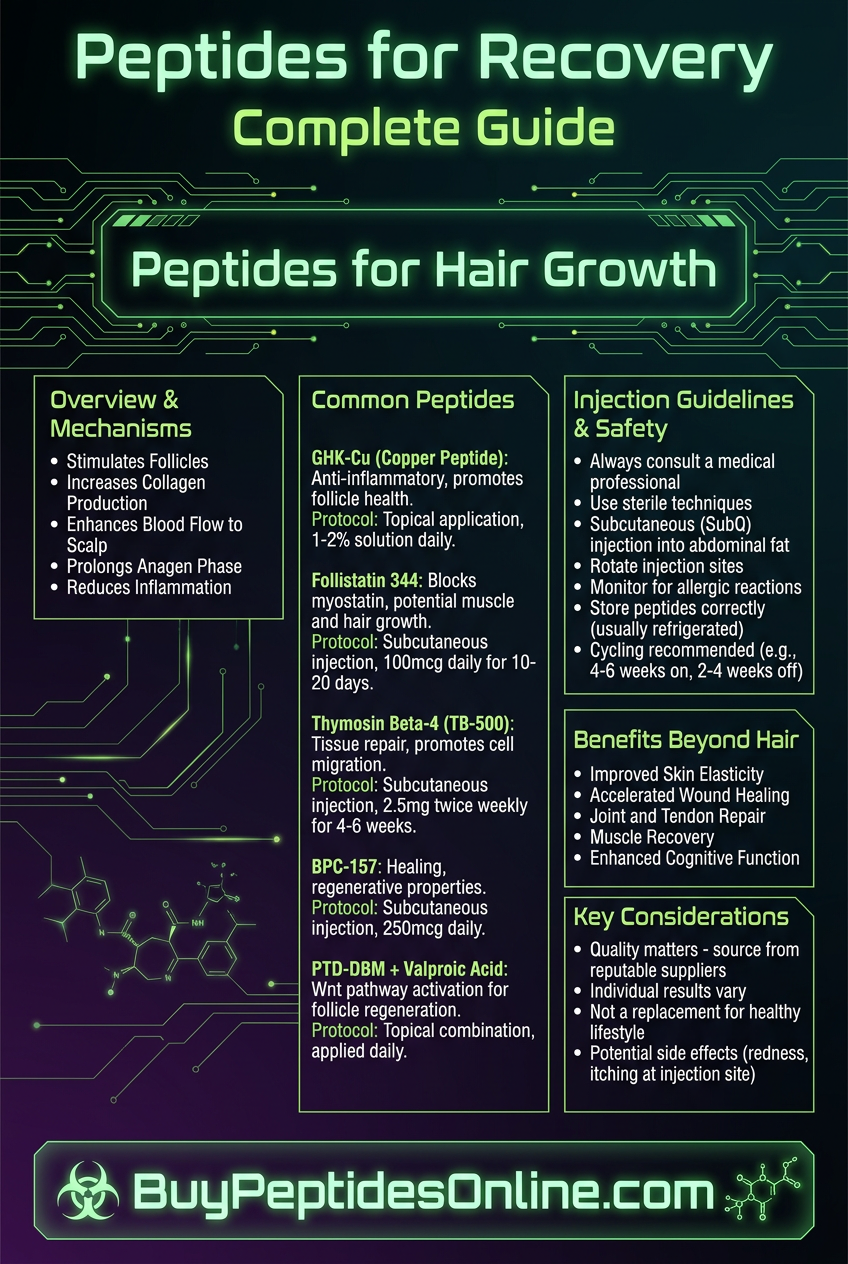 Peptides for Recovery — Complete Guide | Peptides for Hair Growth
