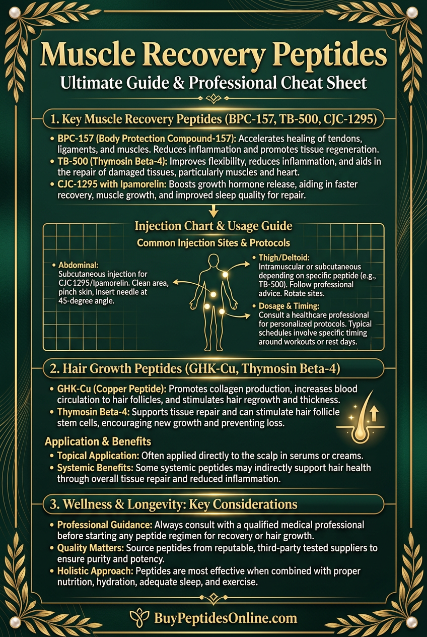 Muscle Recovery Peptides — Guide | Hair Growth Peptides
